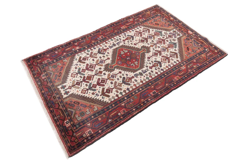 Perserteppich - Nomadic - 100 x 160 cm - hellrot