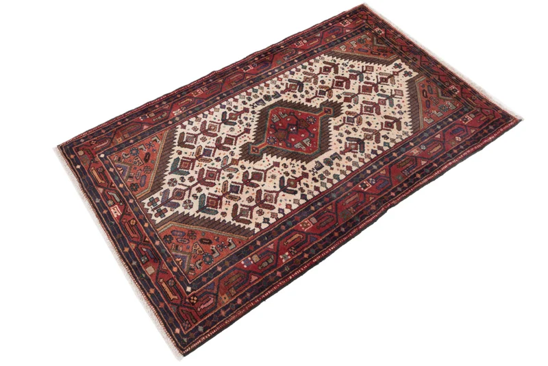 Perserteppich - Nomadic - 100 x 160 cm - hellrot