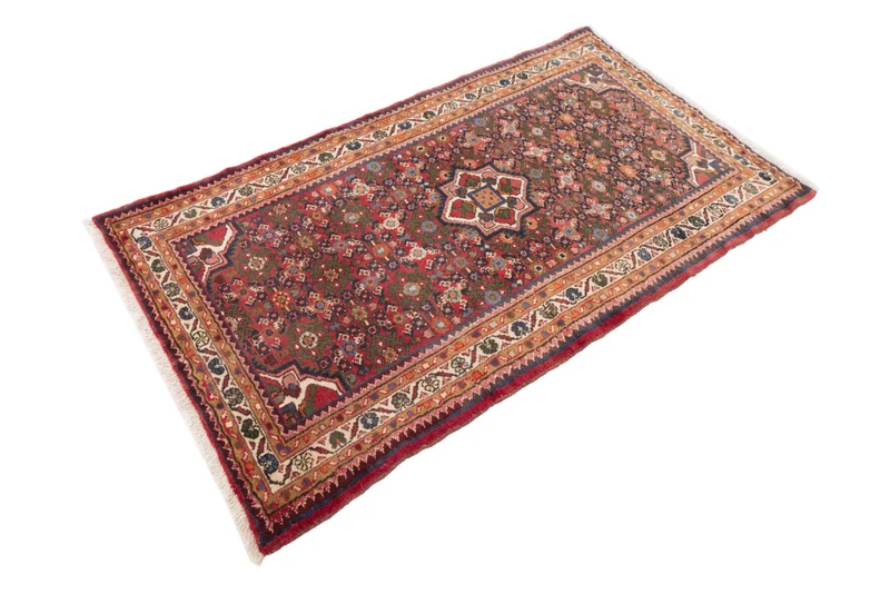 Perserteppich - Nomadic - 95 x 157 cm - dunkelrot