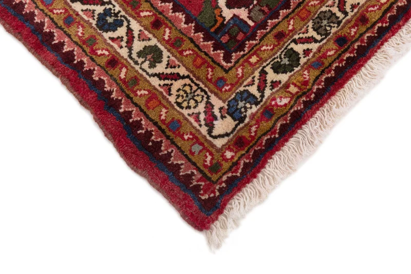 Perserteppich - Nomadic - 95 x 157 cm - dunkelrot