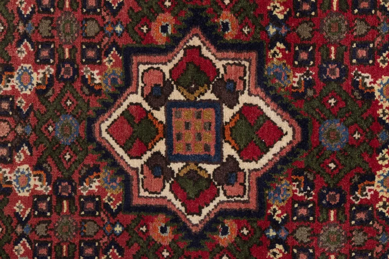 Perserteppich - Nomadic - 95 x 157 cm - dunkelrot
