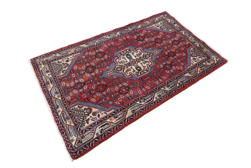 Perserteppich - Nomadic - 105 x 165 cm - dunkelrot