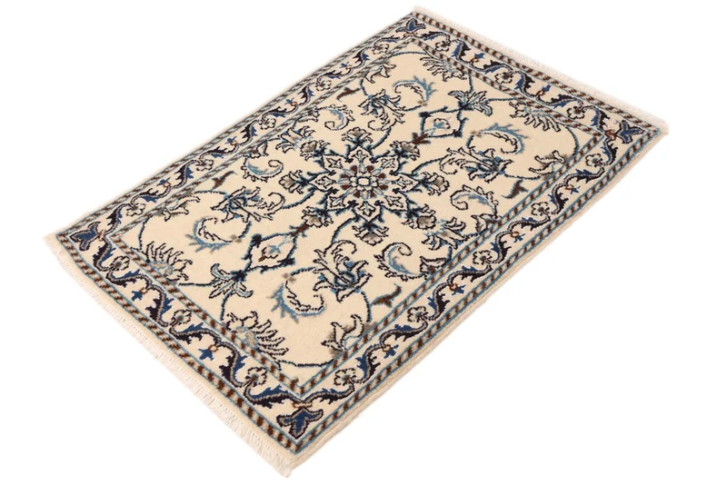 Perserteppich - Nain - 60 x 90 cm - creme