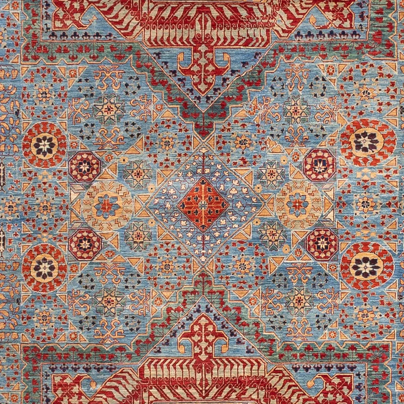 Ariana Teppich 297x492cm - Orientteppich - hellblau
