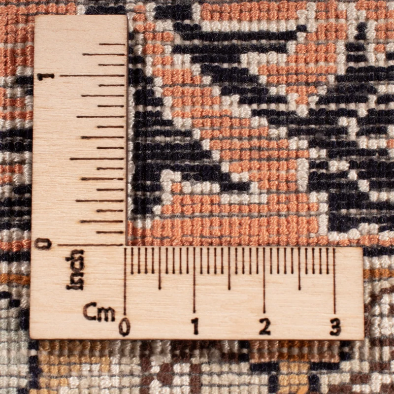 Seidenteppich - Kaschmir Seide - 275 x 377 cm - dunkelbeige