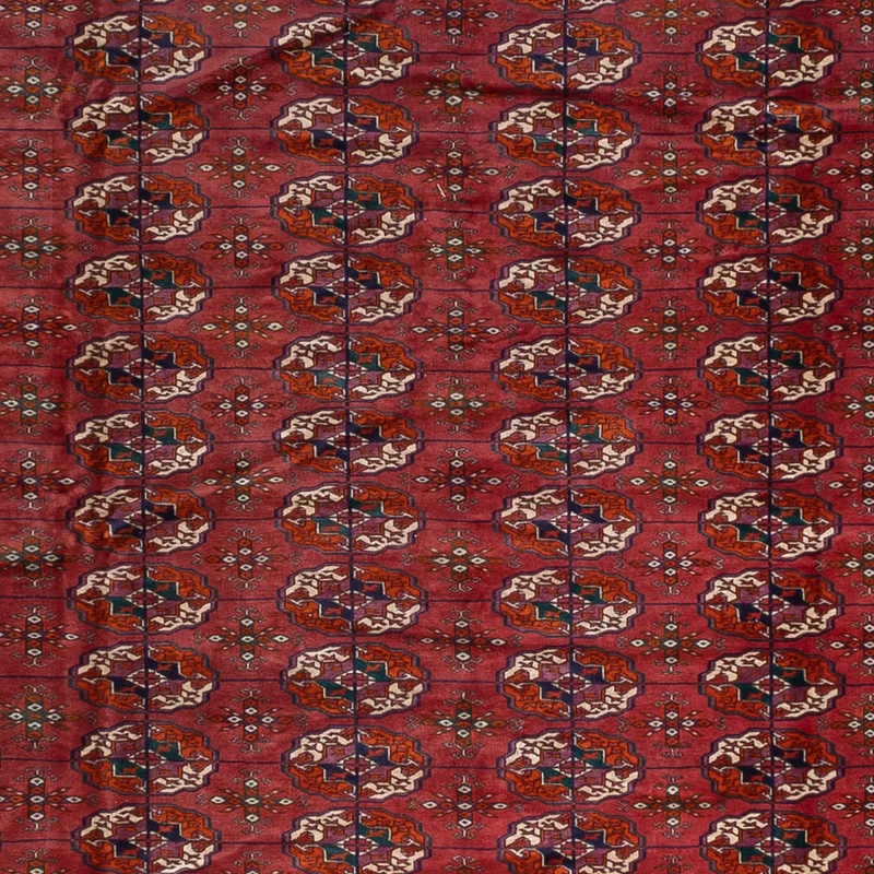 Afghan Teppich - Buchara - 340 x 450 cm - rot