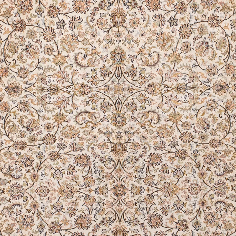 Kaschmir Seide Teppich 245x356cm - Orientteppich - beige
