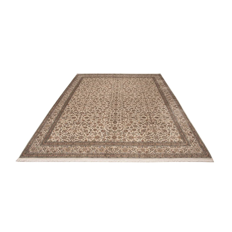 Kaschmir Seide Teppich 245x356cm - Orientteppich - beige