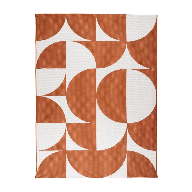In- & Outdoor Teppich - Summer Shapes Terracotta