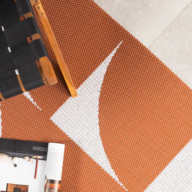 In- & Outdoor Teppich - Summer Shapes Terracotta