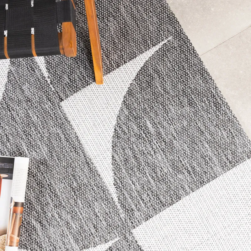 In- & Outdoor Teppich - Summer Shapes Grau