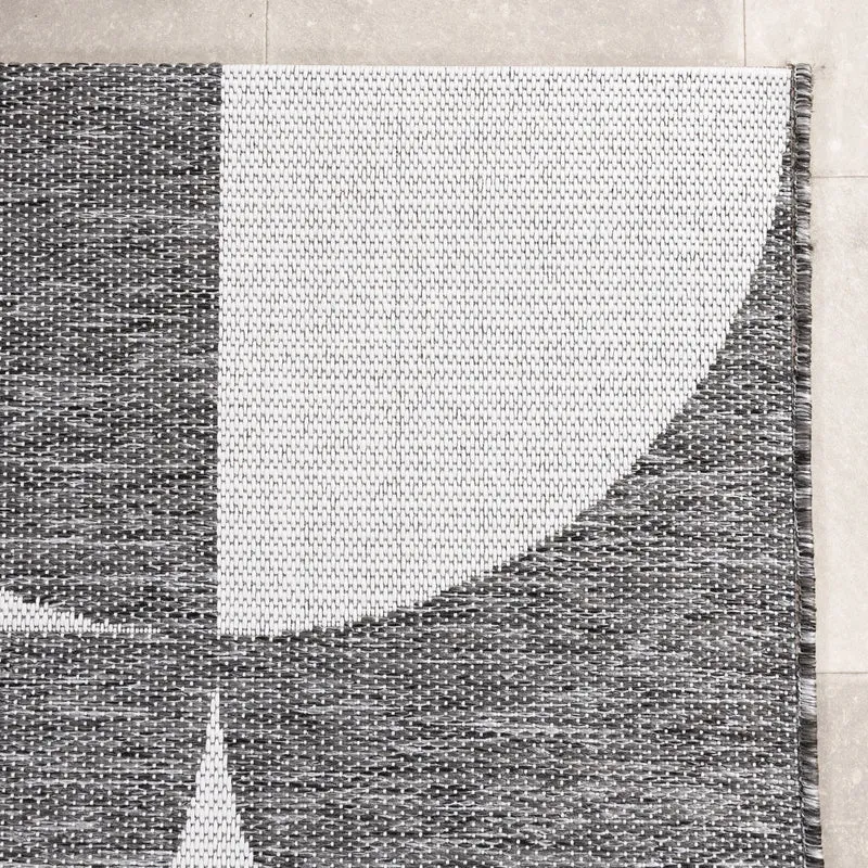 In- & Outdoor Teppich - Summer Shapes Grau