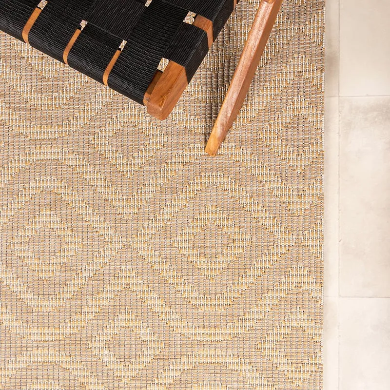 In- & Outdoor Teppich - Summer Retro Gelb