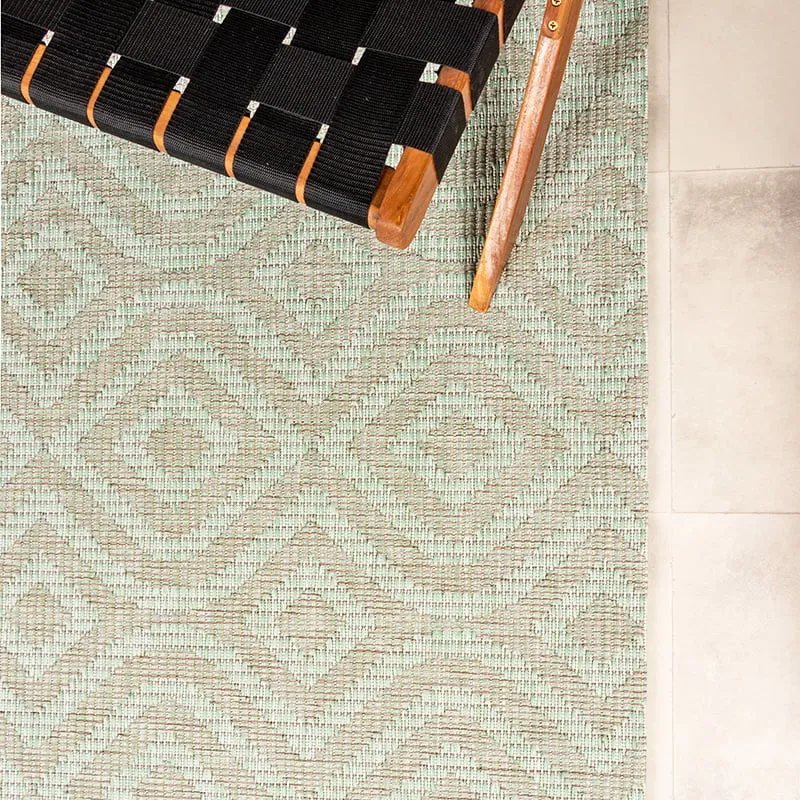 In- & Outdoor Teppich - Summer Retro Mint