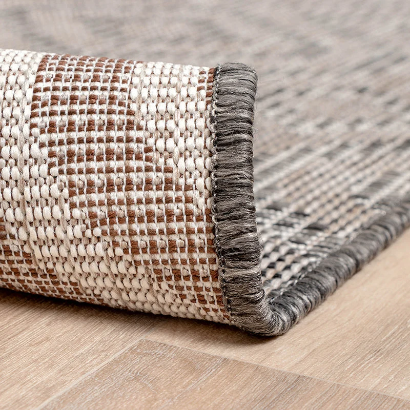 In- & Outdoor Teppich - Summer Retro Grau