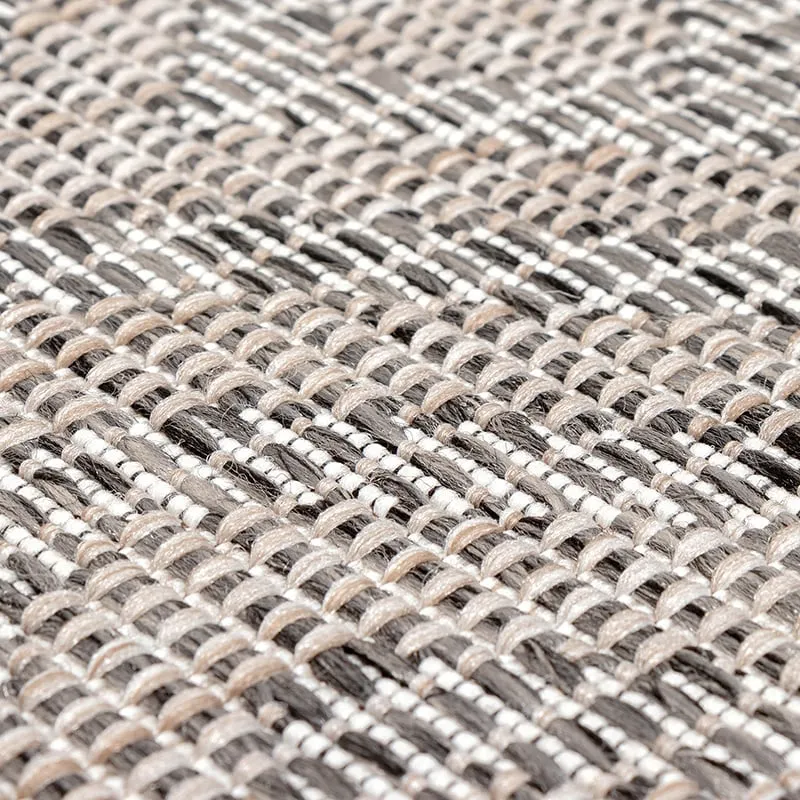 In- & Outdoor Teppich - Summer Retro Grau