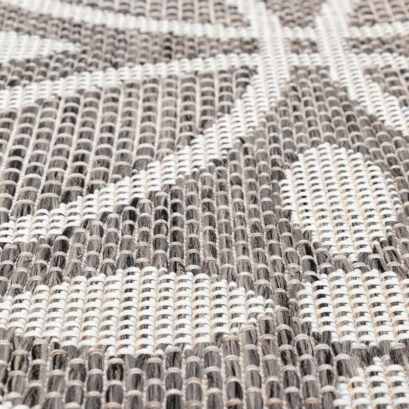 In- & Outdoor Teppich - Summer Pattern Grau