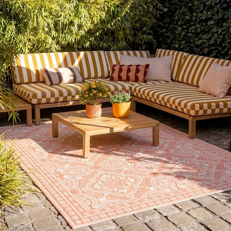 In- & Outdoor Teppich - Summer Oriental Rosa
