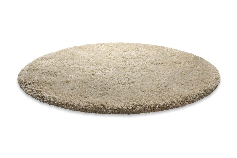Teppich Rund Sand Braun soft & weich "Matteo" Homie Living