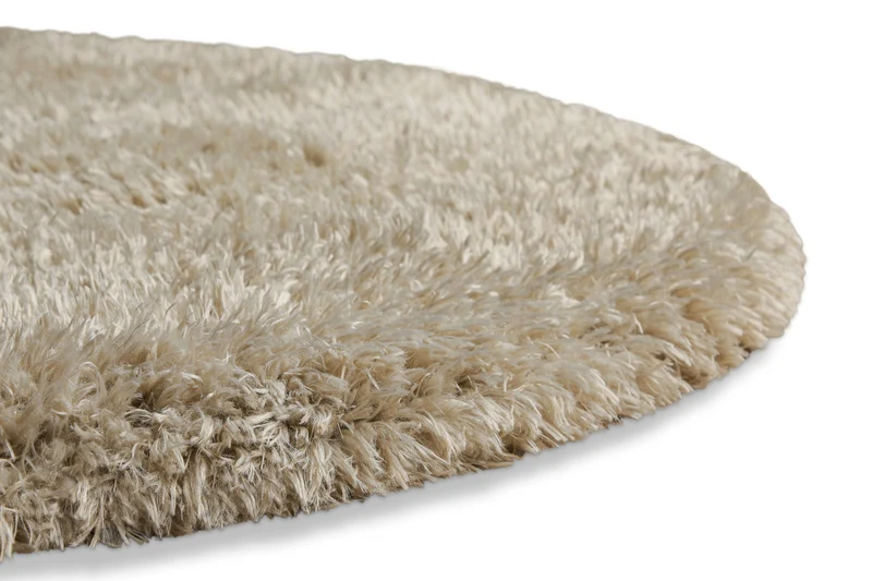 Teppich Rund Sand Braun soft & weich "Matteo" Homie Living