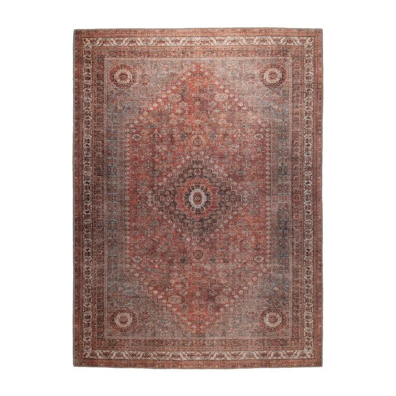Orientteppich - Liva Medaillon Terrakotta