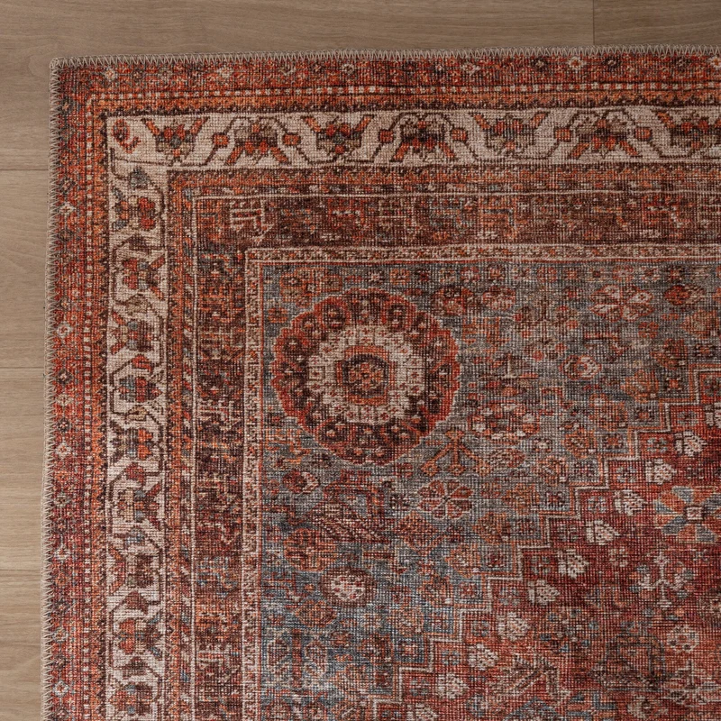 Orientteppich - Liva Medaillon Terrakotta