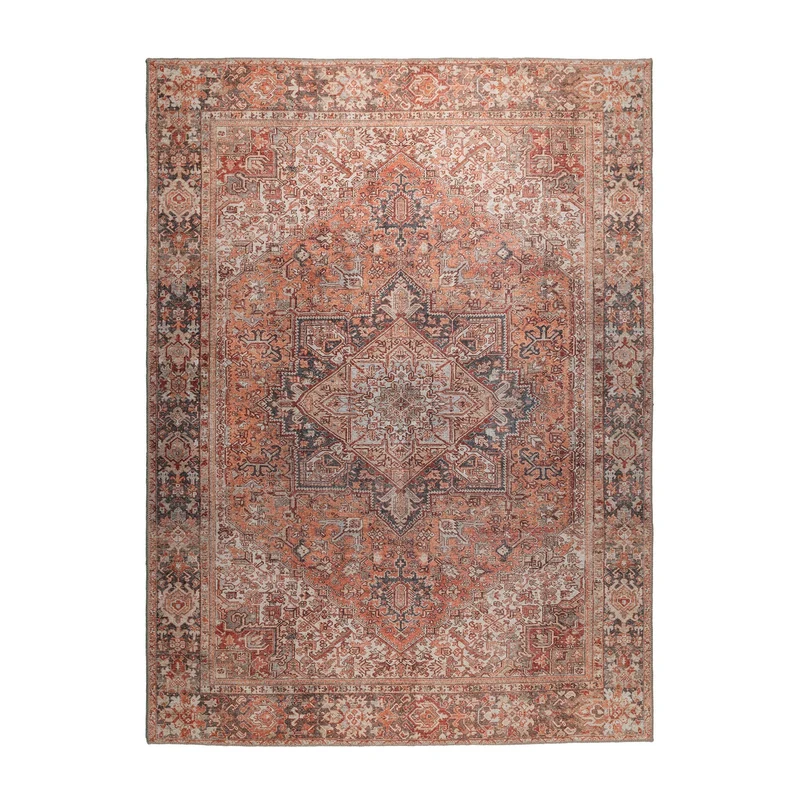 Orientteppich - Liva Kashan Terrakotta