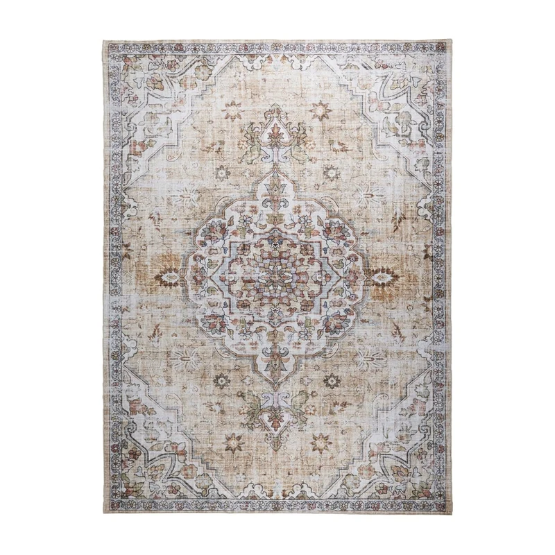 Orientteppich - Leyla Medaillon Taupe