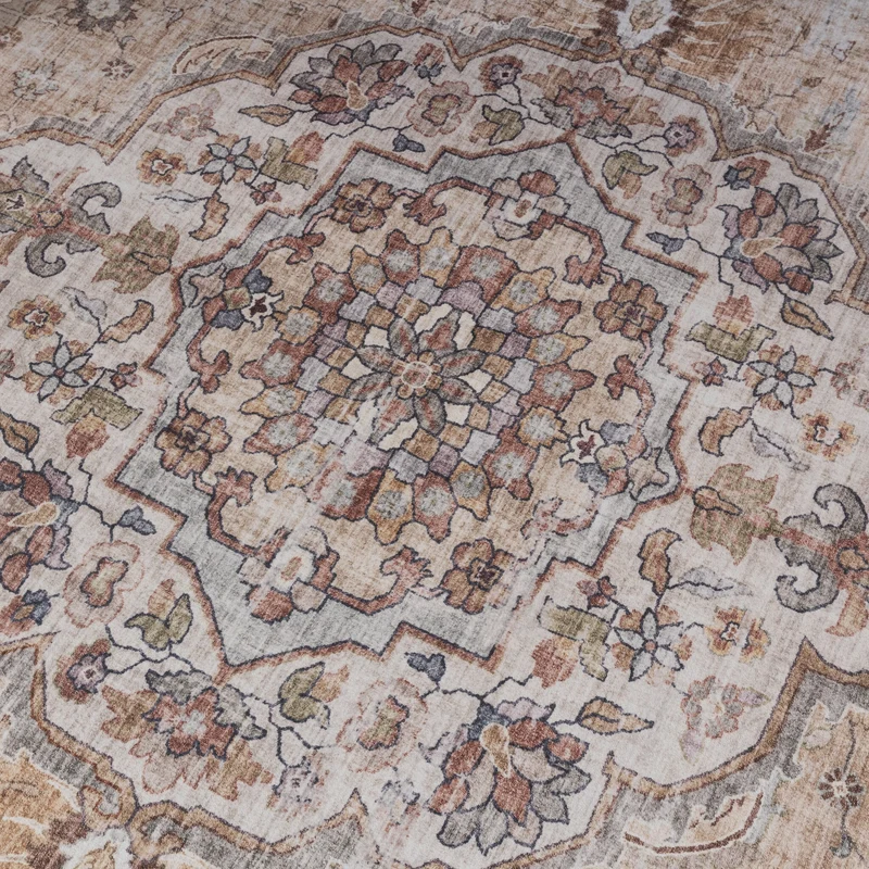 Orientteppich - Leyla Medaillon Taupe