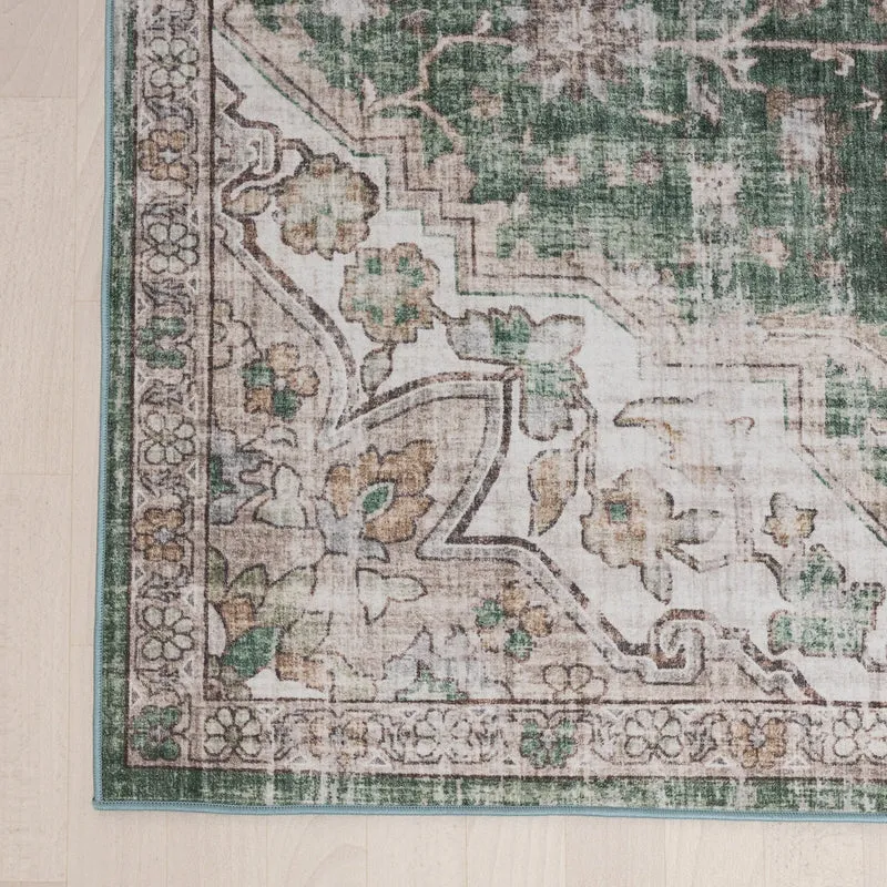 Orientteppich - Leyla Medaillon Grün