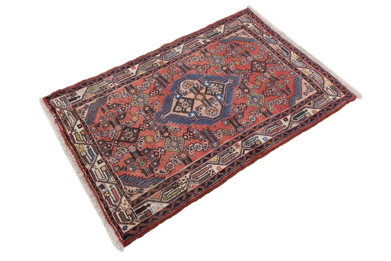 Perserteppich - Nomadic - 78 x 118 cm - dunkelrot
