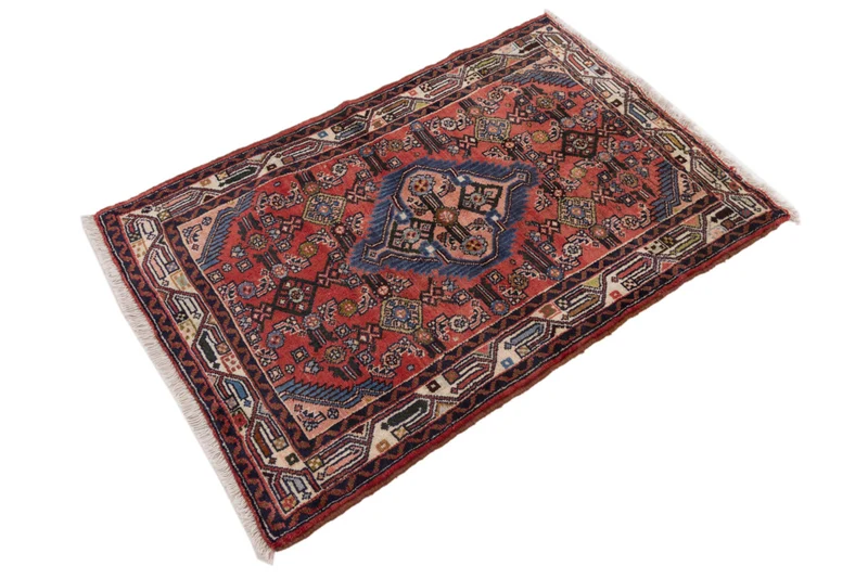 Perserteppich - Nomadic - 78 x 118 cm - dunkelrot