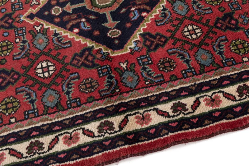 Perserteppich - Nomadic - 85 x 130 cm - dunkelrot