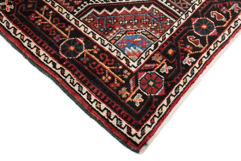 Perserteppich - Nomadic - 87 x 130 cm - dunkelrot