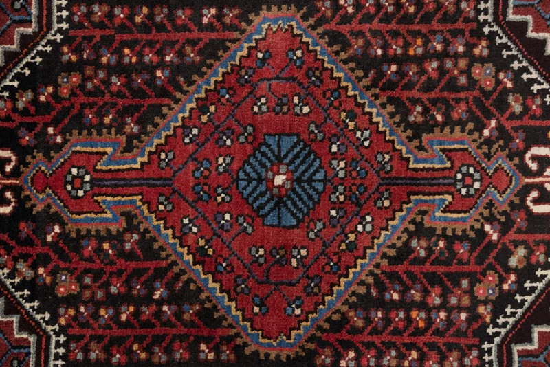 Perserteppich - Nomadic - 87 x 130 cm - dunkelrot