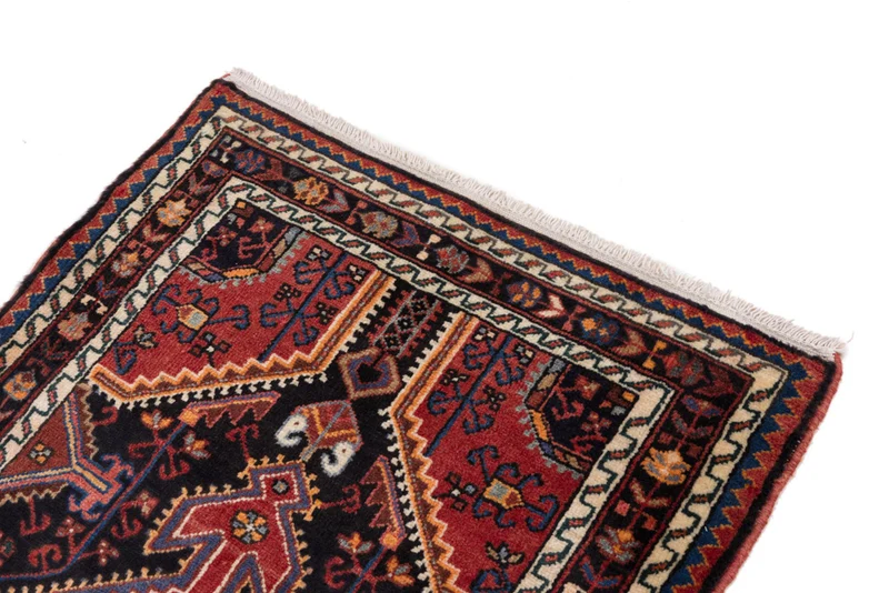 Perserteppich - Nomadic - 87 x 135 cm - dunkelrot