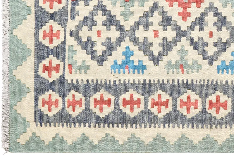 Kelim Gashgai · Handgewebt – Beige, 174x117 cm