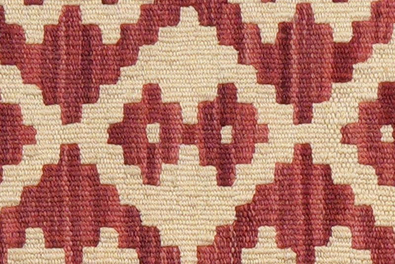 Kelim Gashgai · Handgewebt – Rot, 90x62 cm