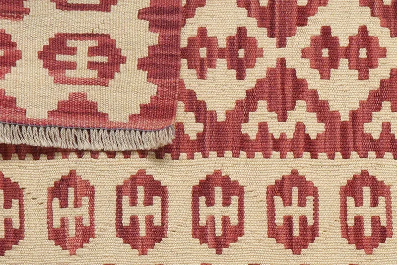 Kelim Gashgai · Handgewebt – Rot, 90x62 cm