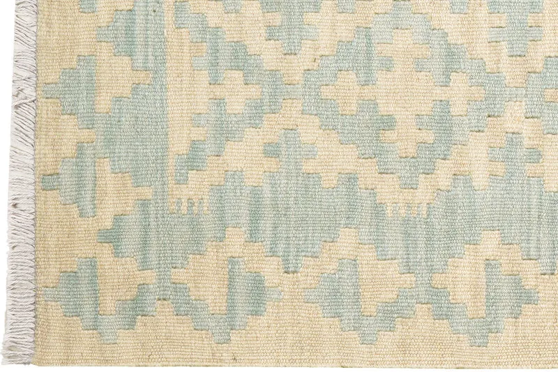 Kelim Gashgai · Handgewebt – Beige, 255x85 cm
