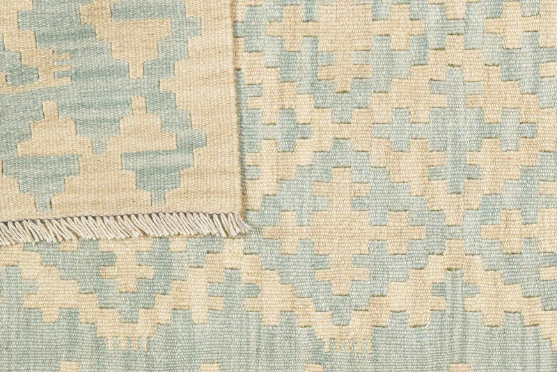 Kelim Gashgai · Handgewebt – Beige, 255x85 cm