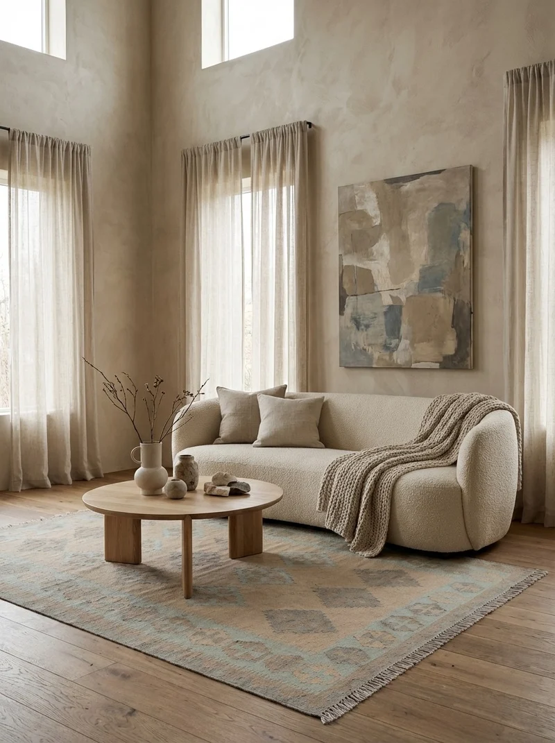 Kelim Gashgai · Handgewebt – Beige, 177x118 cm