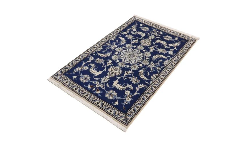 Perserteppich - Nain - 88 x 138 cm - blau