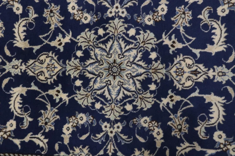 Perserteppich - Nain - 88 x 138 cm - blau