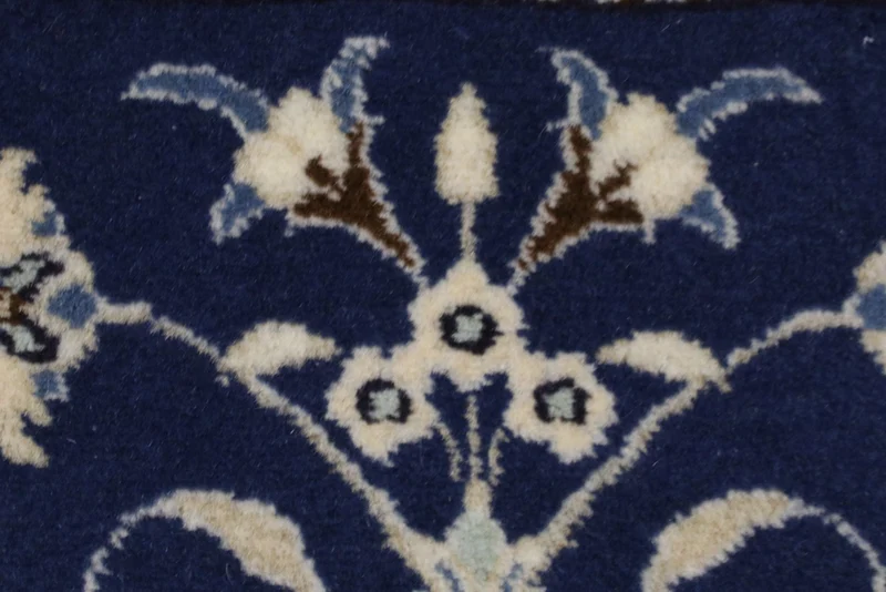 Perserteppich - Nain - 88 x 138 cm - blau