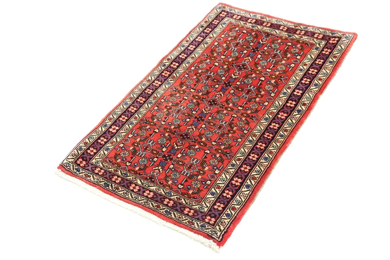 Perserteppich - Nomadic - 76 x 127 cm - rot