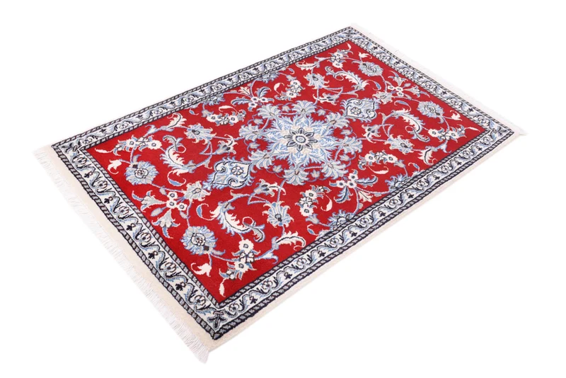 Perserteppich - Nain - 86 x 138 cm - rot