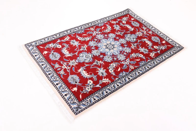 Perserteppich - Nain - 86 x 138 cm - rot