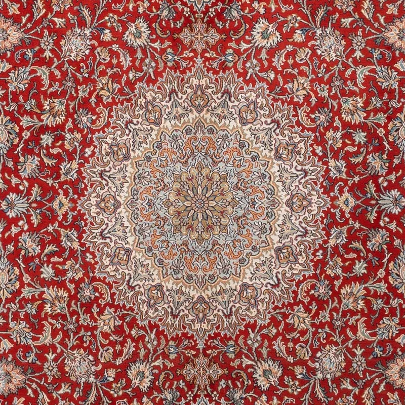 Kaschmir Seide Teppich 245x321cm - Orientteppich - rot