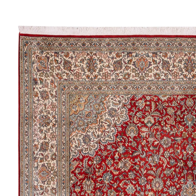 Kaschmir Seide Teppich 245x321cm - Orientteppich - rot